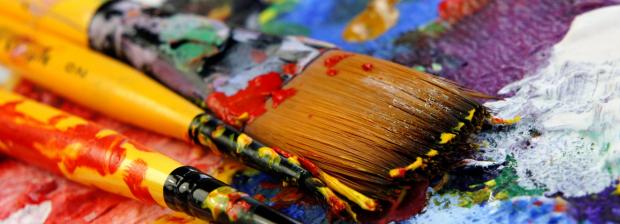 Malerpalette, foto: Colourbox